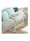 Overbed Table Height Adjustable Mobile Stand up Computer Desk Suitable for Bedroom, Living