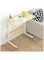 Overbed Table Height Adjustable Mobile Stand up Computer Desk Suitable for Bedroom, Living