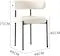 Luxurious Modern Dining Chairs - Stainless Steel Leg, Lamb Wool Single Lounge Chair for Hotel, Restaurant, and Office - High-End Living Room Seating (White)