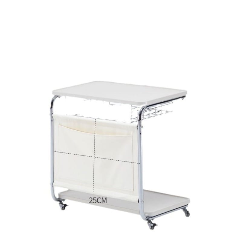 Sleek U-Design Multifunctional Rolling Table – Aescraft