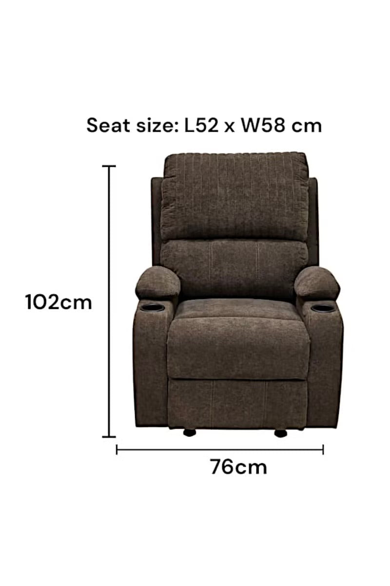 1-Seater Fabric Recliner: A Perfect Blend of Comfort and Style