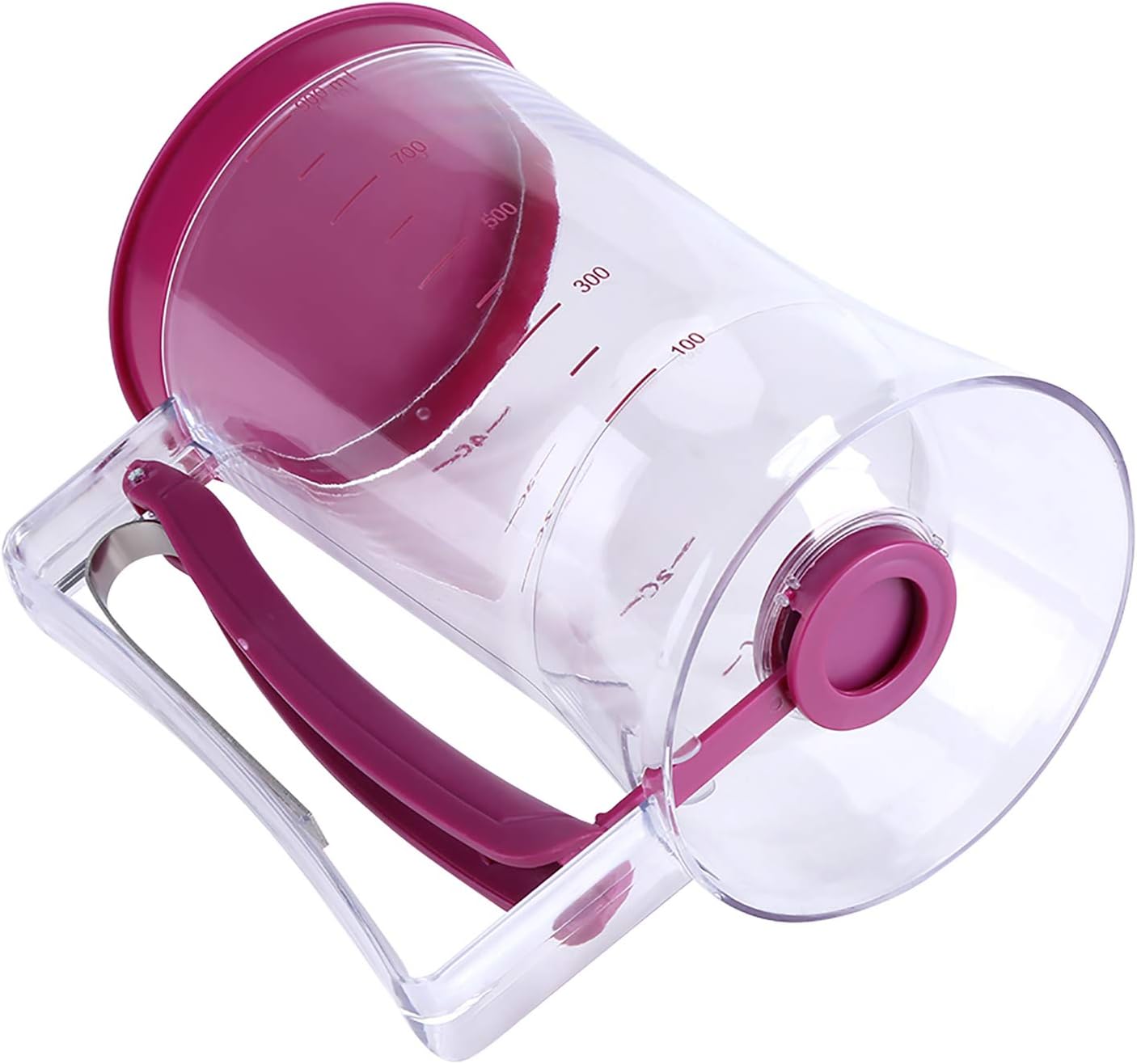 Cake Dough Dispenser, Dough Scoop 900 ml, Dough Scoop for Pancakes, 17 x 11 x 18.5 cm, Dough Cream Separator, Cupcake Maker with Trade Fair Label, Baking Tool for Waffles, Muffin Mixes, Crepes