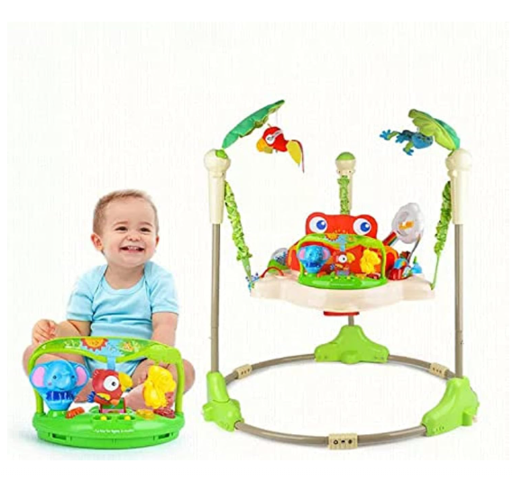 Baby Jumper Walker Cradle Tropical Forest Baby Swing Rocking Jump beby Bouncer Swing Fitness Chair
