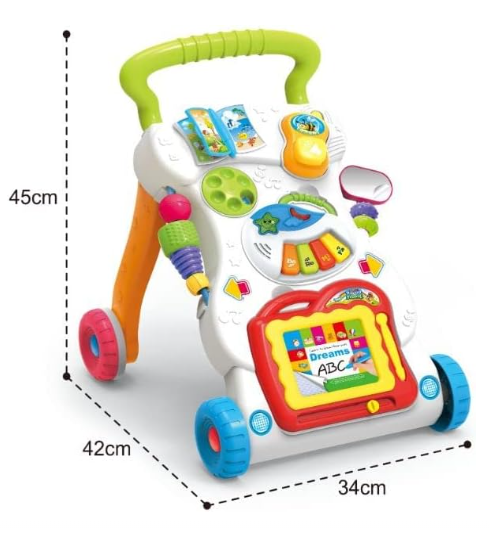Baby walker led light ,music 9month plus