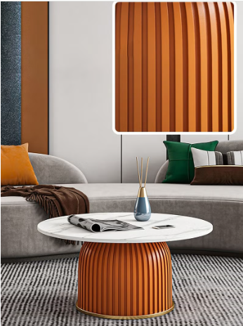2 pcs Coffee Table Set Modern Coffee Side Table Set Cafe Table Sofa Side Table End Table Snack Table Fshion Design for Living Room