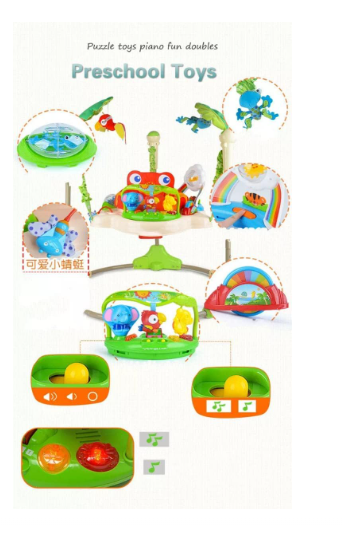 Baby Jumper Walker Cradle Tropical Forest Baby Swing Rocking Jump beby Bouncer Swing Fitness Chair