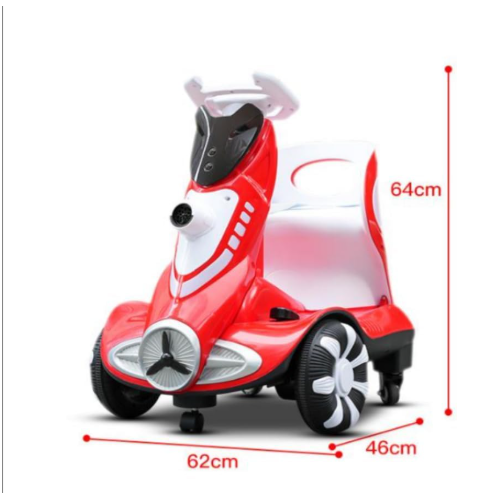 Electric Four-Wheel Kids Car | Bubble Function | 360 Degree Rotation | Cool LED Lights | Seat Belt | Safe & Comfortable