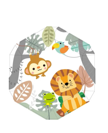 3 In 1 Baby Fitness Mat Playmat Baby Game Mat Baby Activity Gym Newborn Toys