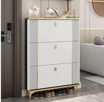 Wooden Shoe Rack to Organize the Shoes – Sturdy Shoe Cabinet with Wide Storage Capacity (Shoe Wardrobe New - White)