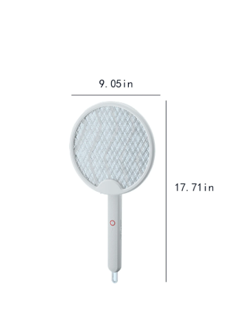3-in-1 Smart 9.05x11.4in Foldable Rechargeable Bug Zapper,Electric Fly Swatter,Travel & Home Insect Killer,USB Charge,Safe Design