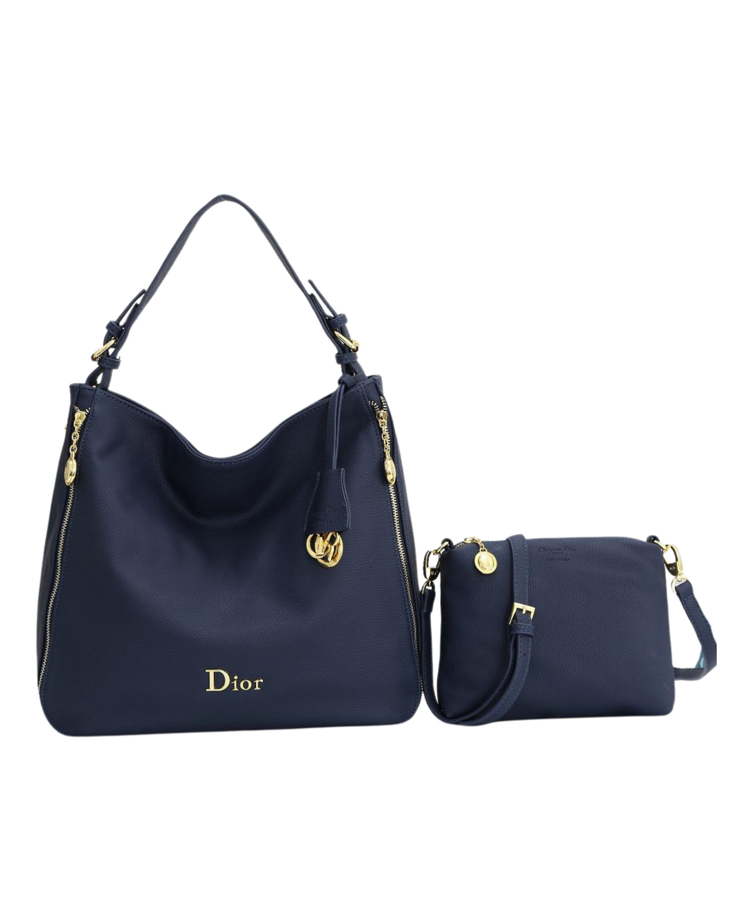 2-Piece Leather Bag Set – Shoulder & Crossbody