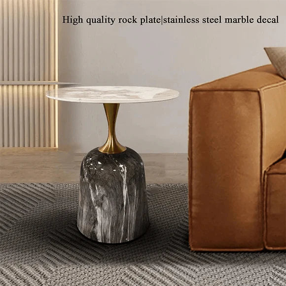 Sintered Stoned Sofa Side Coffee Table Bedside Marble Table Set