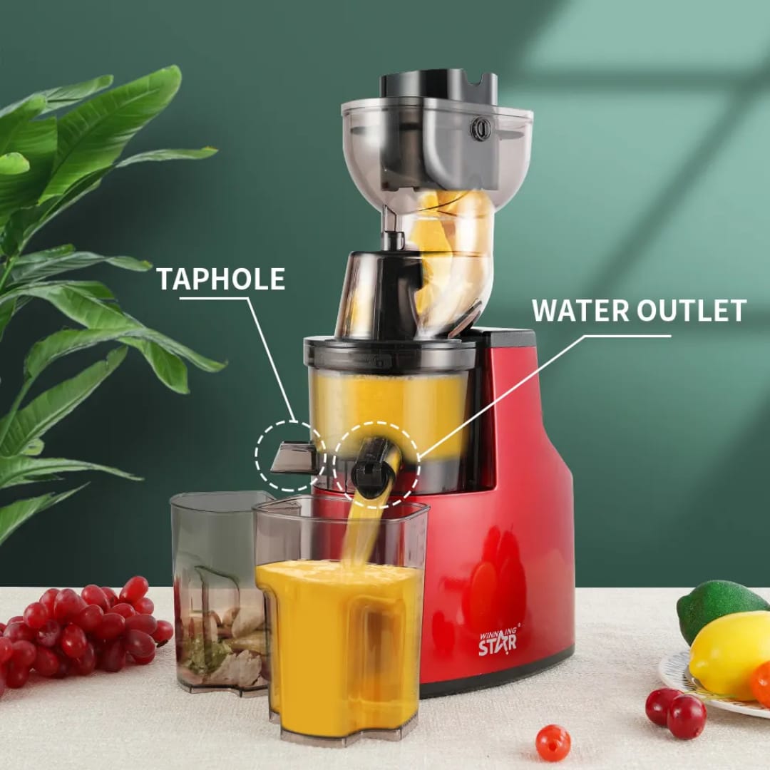 Juicer with pulp separator, original juice extractor, large-caliber household fruit juicer