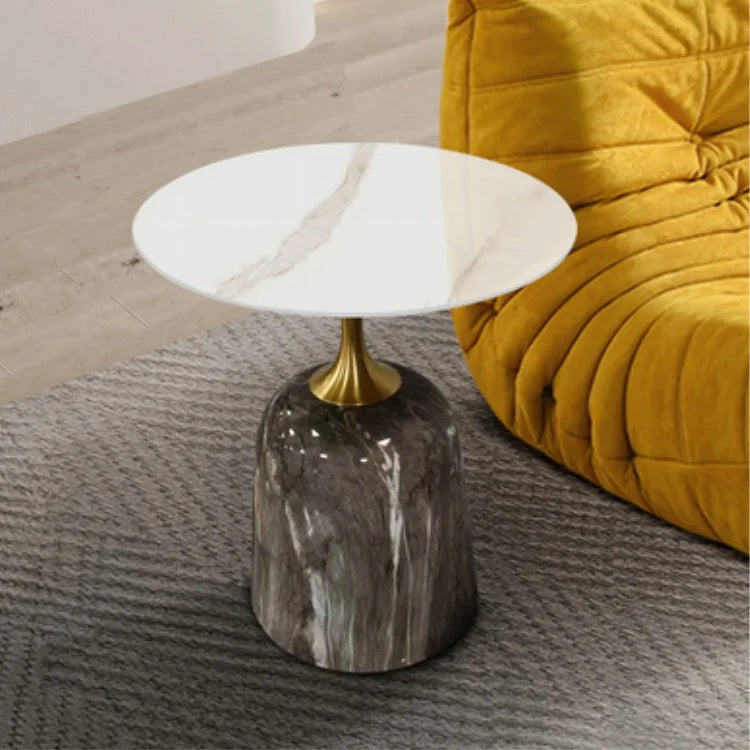 Sintered Stoned Sofa Side Coffee Table Bedside Marble Table Set