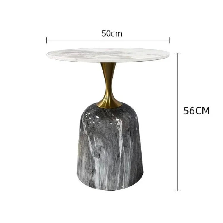 Sintered Stoned Sofa Side Coffee Table Bedside Marble Table Set