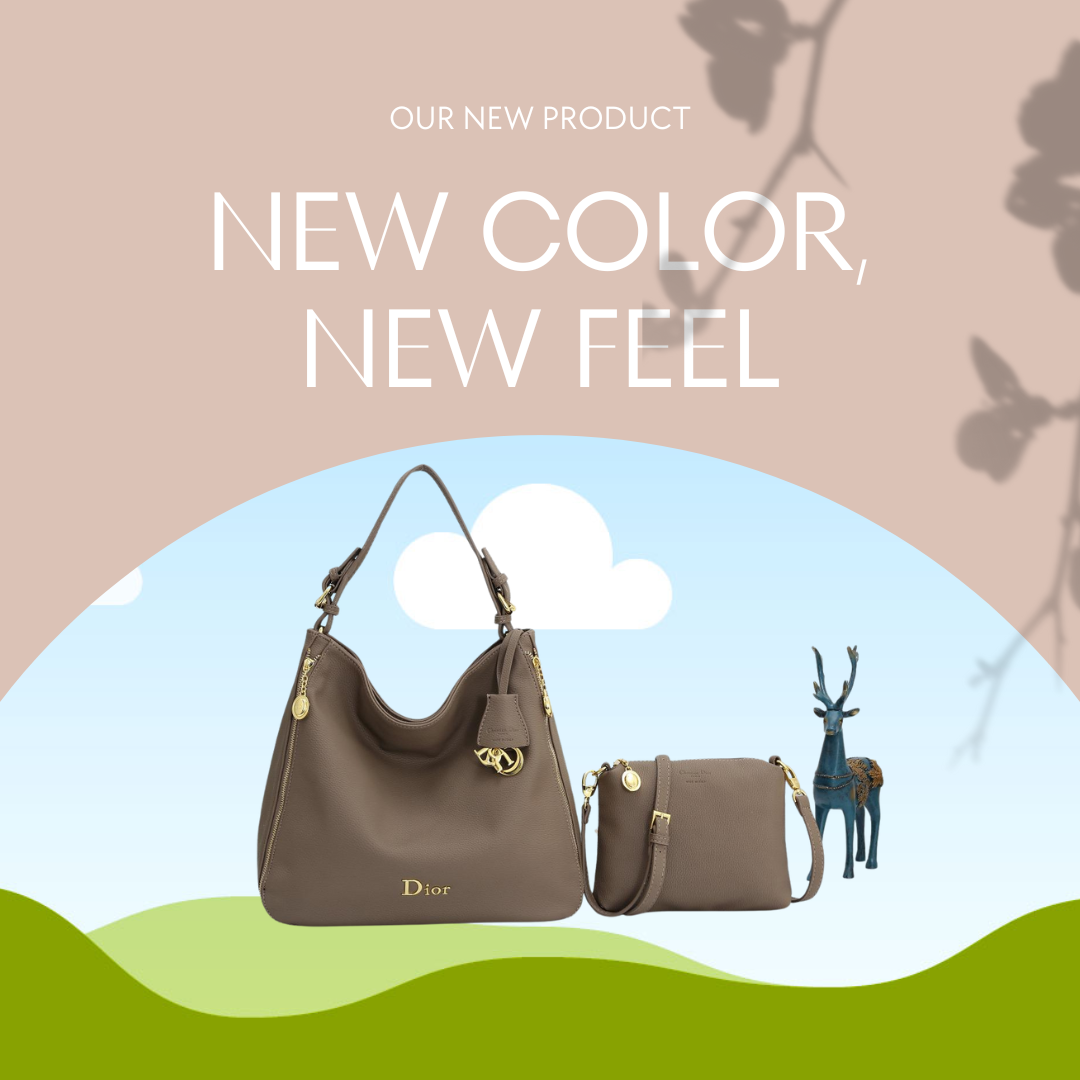 New Coach Soft Pebble Leather Cary Shoulder  Complete Set Suitable for Gift