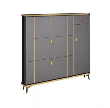 Shoe Storage Cabinet for Entryway Slim, Shoe Cabinet with 3 Flip Drawers, Entryway Shoe Storage Cabinet for Home and Apartment
