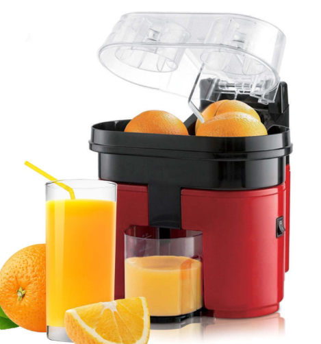 Electric Double Citrus Juicer, 90W Cutting Squeezing Juicer, Slow Masticating Juicer, Lemon Juicer