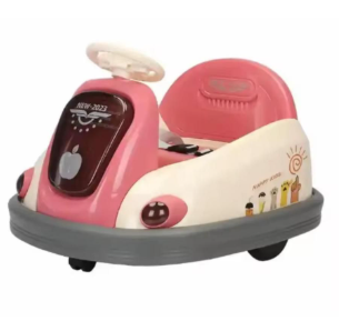 Electric Ride-On Car - 380 Degree - Suitable for Children Aged 1 to 5 - Unisex - Plastic - No Assembly Required - 70cm x 55cm x 50cm - 25kg - 50cm Width - 60cm Height