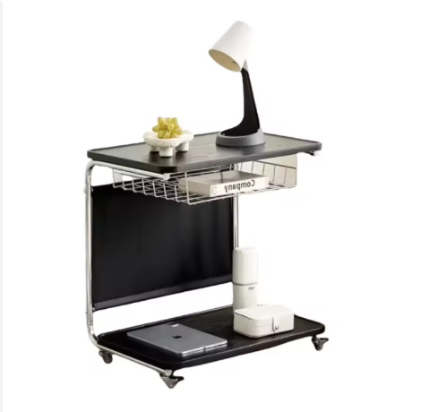 Sleek U-Design Multifunctional Rolling Table – Aescraft