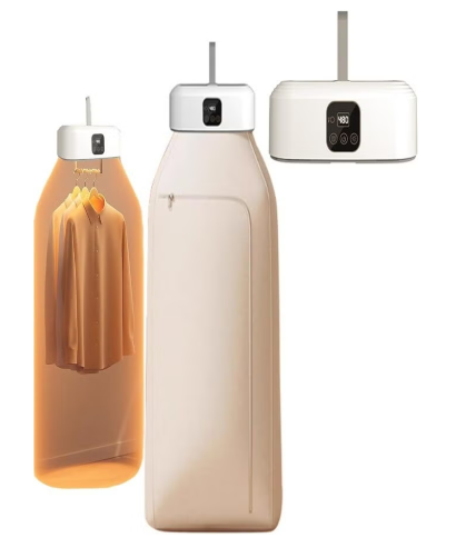Portable Clothes Dryer with Remote Control – Electric Garment Drying Machine, Wardrobe Style Folding Dryer, Fast Drying & Dehumidifier, Energy Saving Laundry Dryer for Clothes, Towels & Baby Clothes