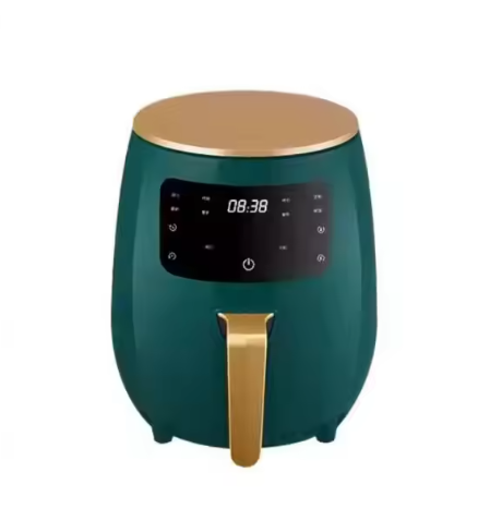 Air Fryer Smart Touch 6L Large Capacity 6 Presets, One-touch Panel, 360° Turbo Airflow Tech, LCD Touch Display Countertop Healthy Oil Free Nonstick & Dishwasher-Safe Basket Air Fryer