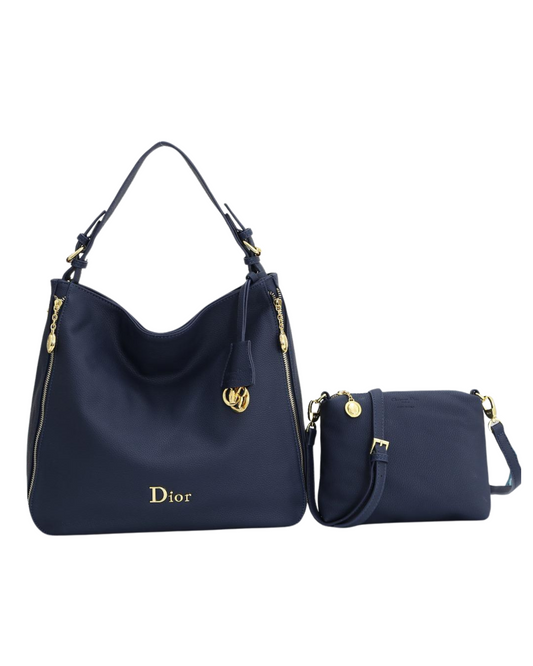 2-Piece Leather Bag Set – Shoulder & Crossbody